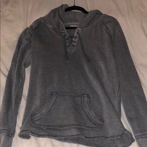 Grey Comfy Throw On Sweatshirt
